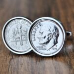 1997 U.S. Dime Coin Cufflinks