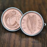 2000 Irish One Penny Cufflinks