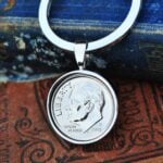 2001 U.S. Dime Coin Keyring