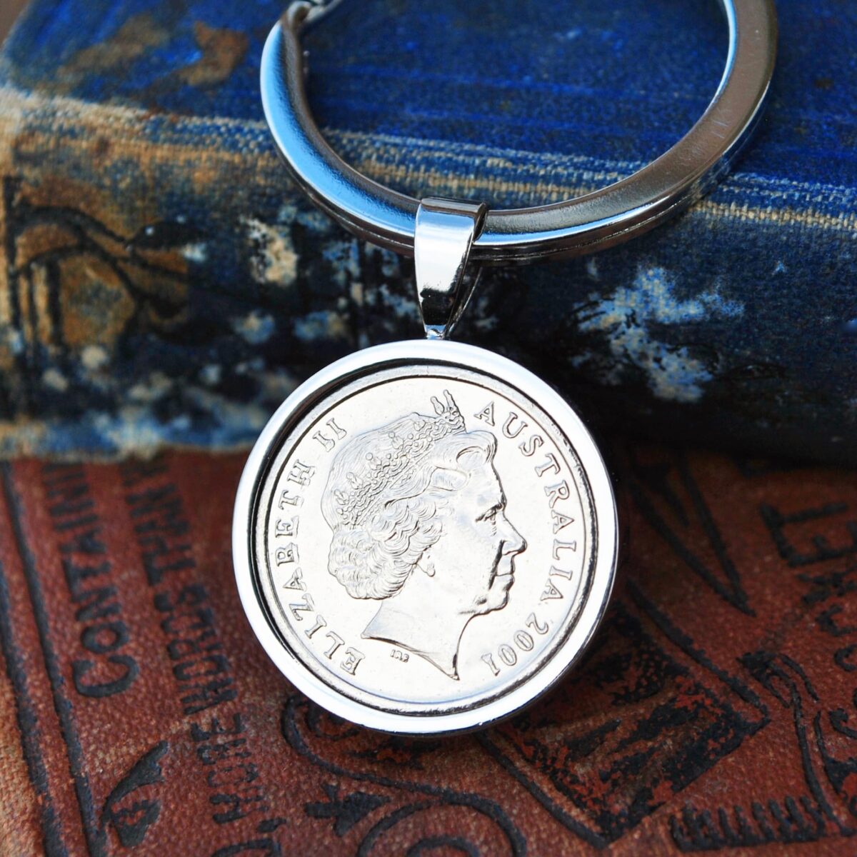 2001 Australian Five Cents Keyring