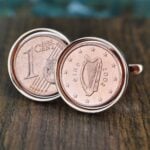 2002 Irish One Cent Cufflinks