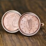 2003 Irish One Cent Cufflinks