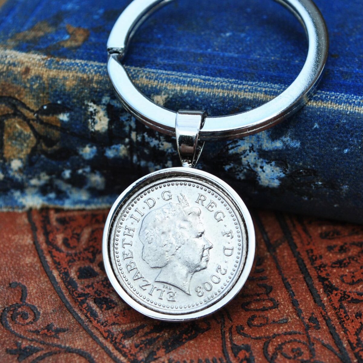 2003 Five Pence Keyring