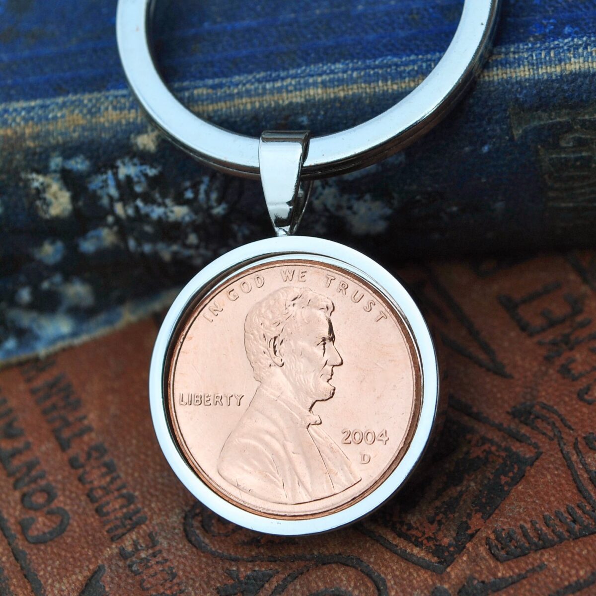 2004 U.S. Penny Coin Keyring
