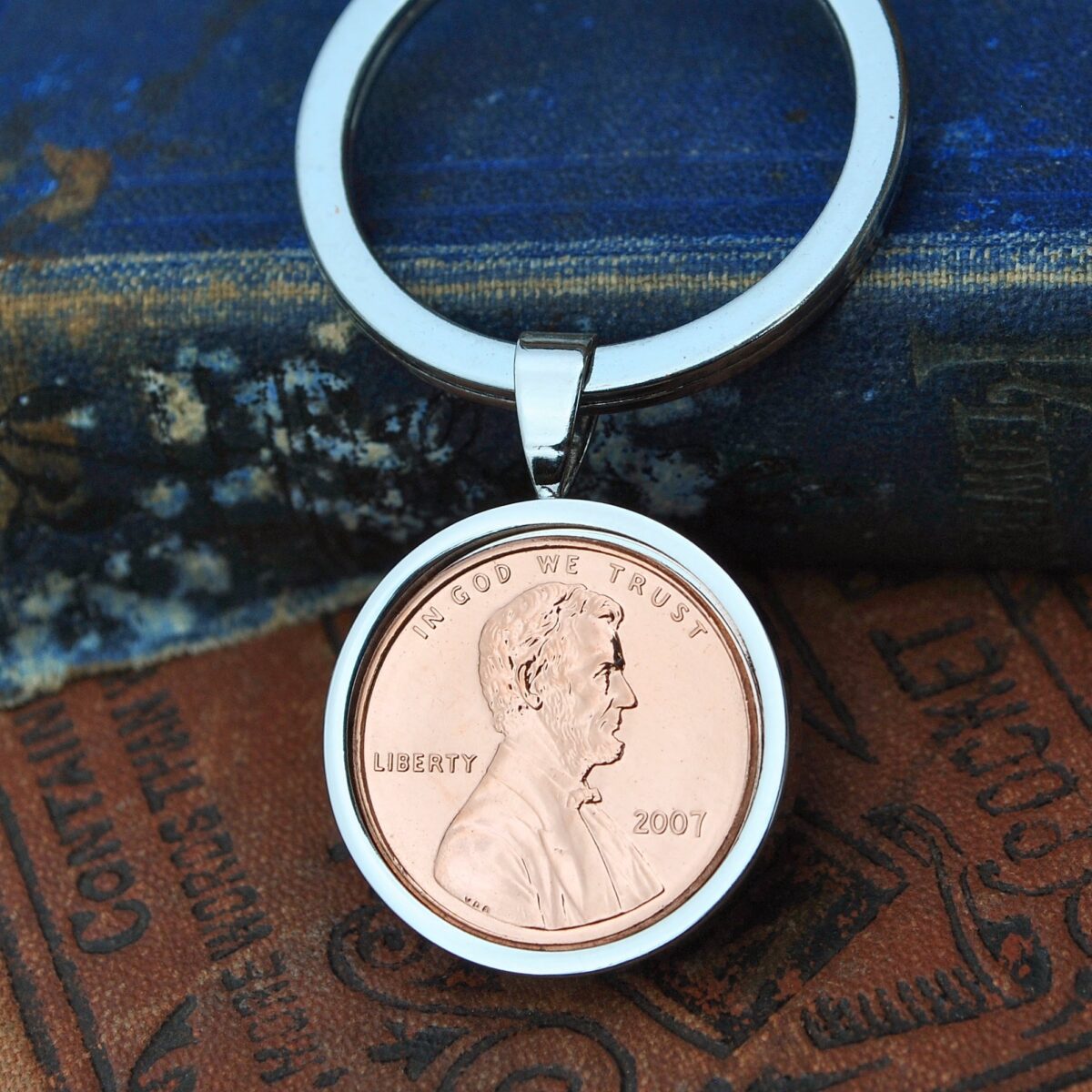 2007 U.S. Penny Coin Keyring