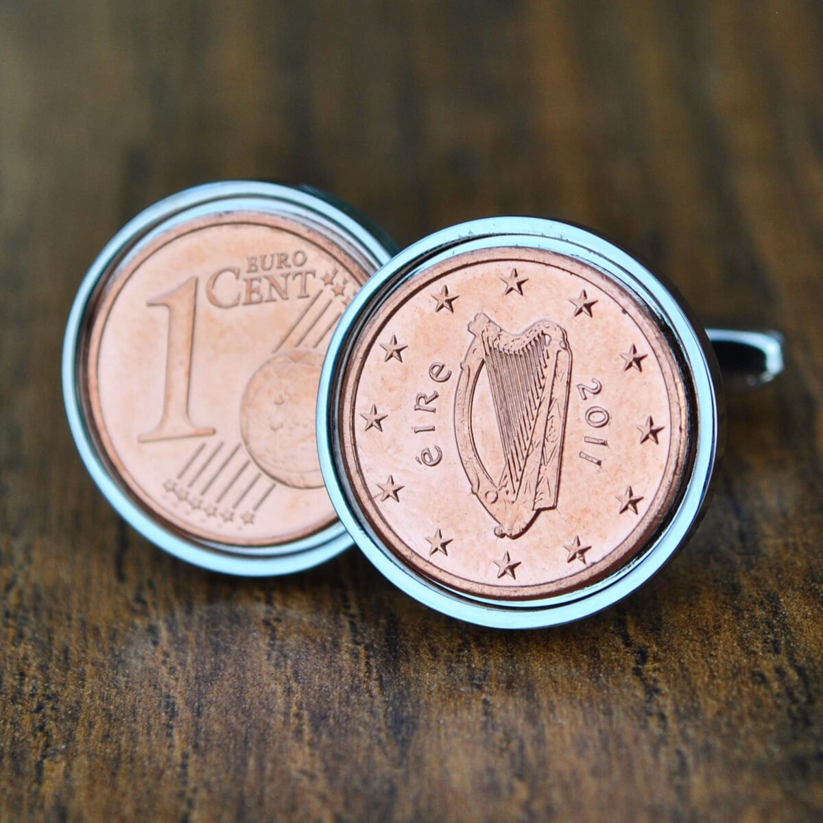 2011 Irish One Cent Cufflinks