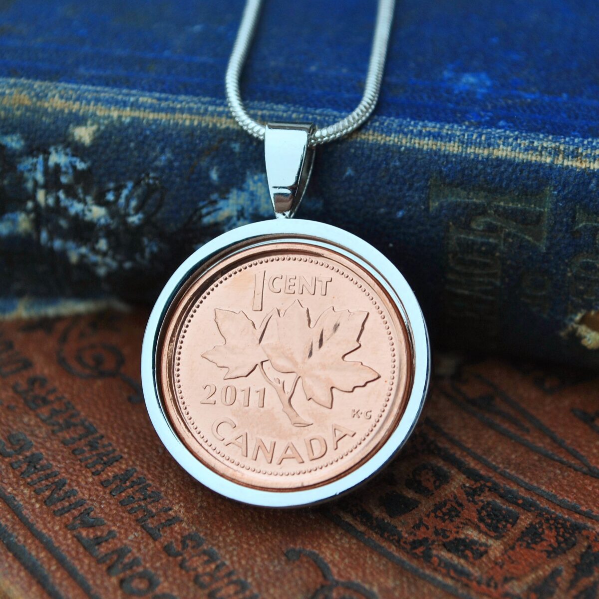 2011 Canadian Penny Coin Necklace