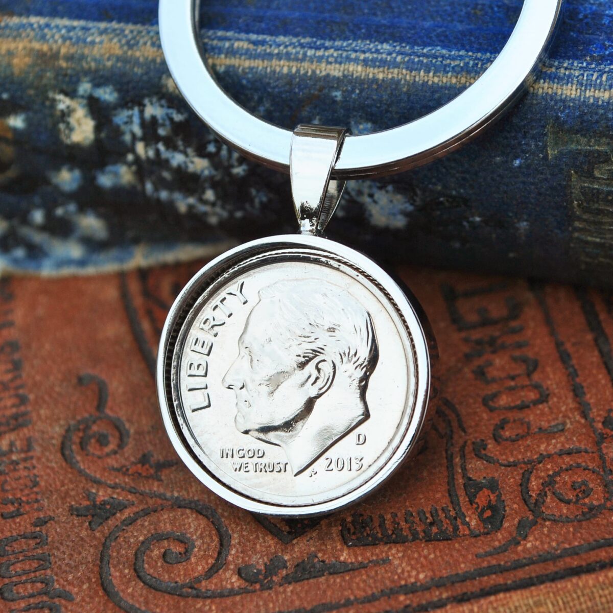 2013 U.S. Dime Coin Keyring