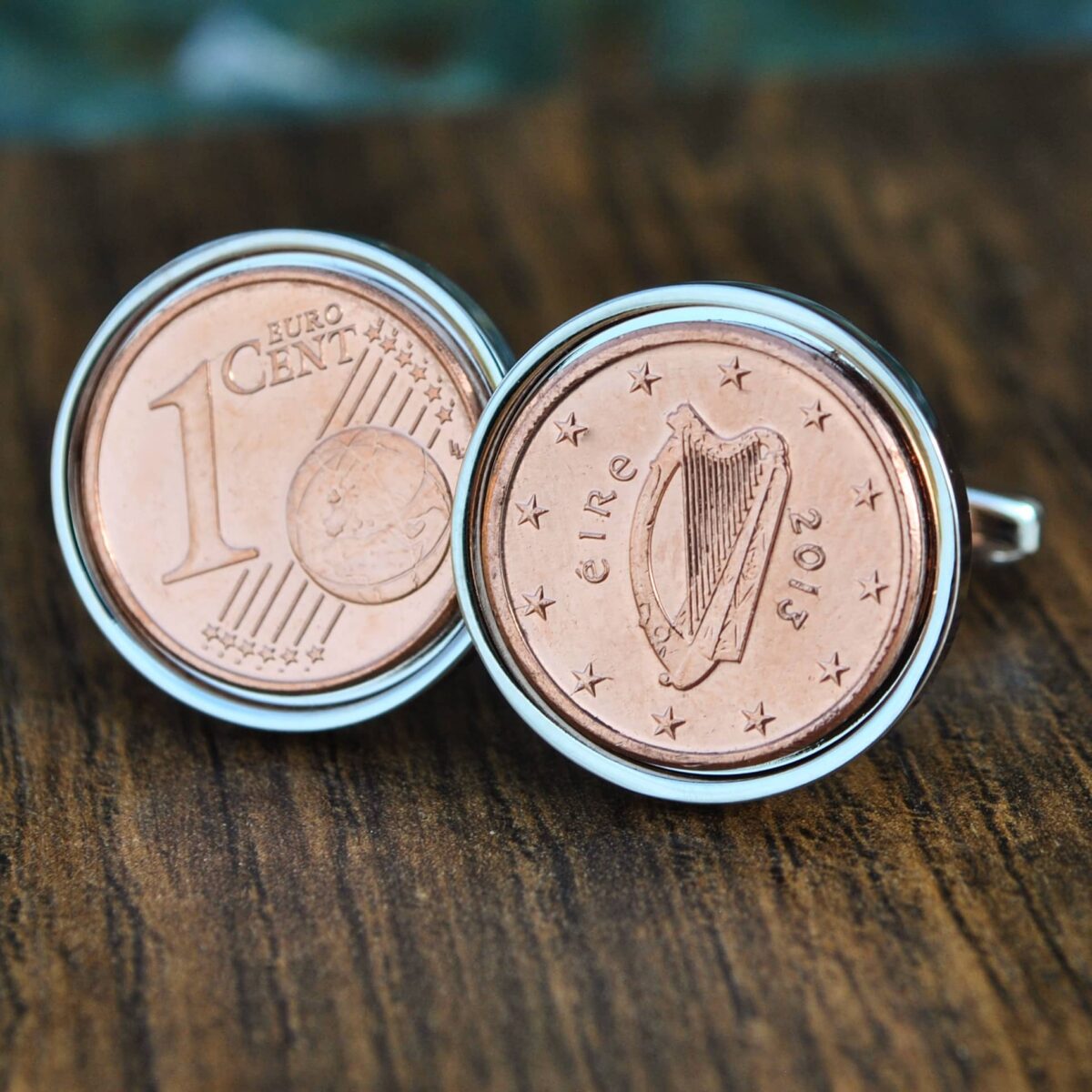 2013 Irish One Cent Cufflinks
