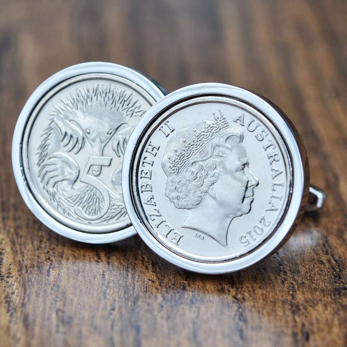 2015 Australian Five Cents Cufflinks