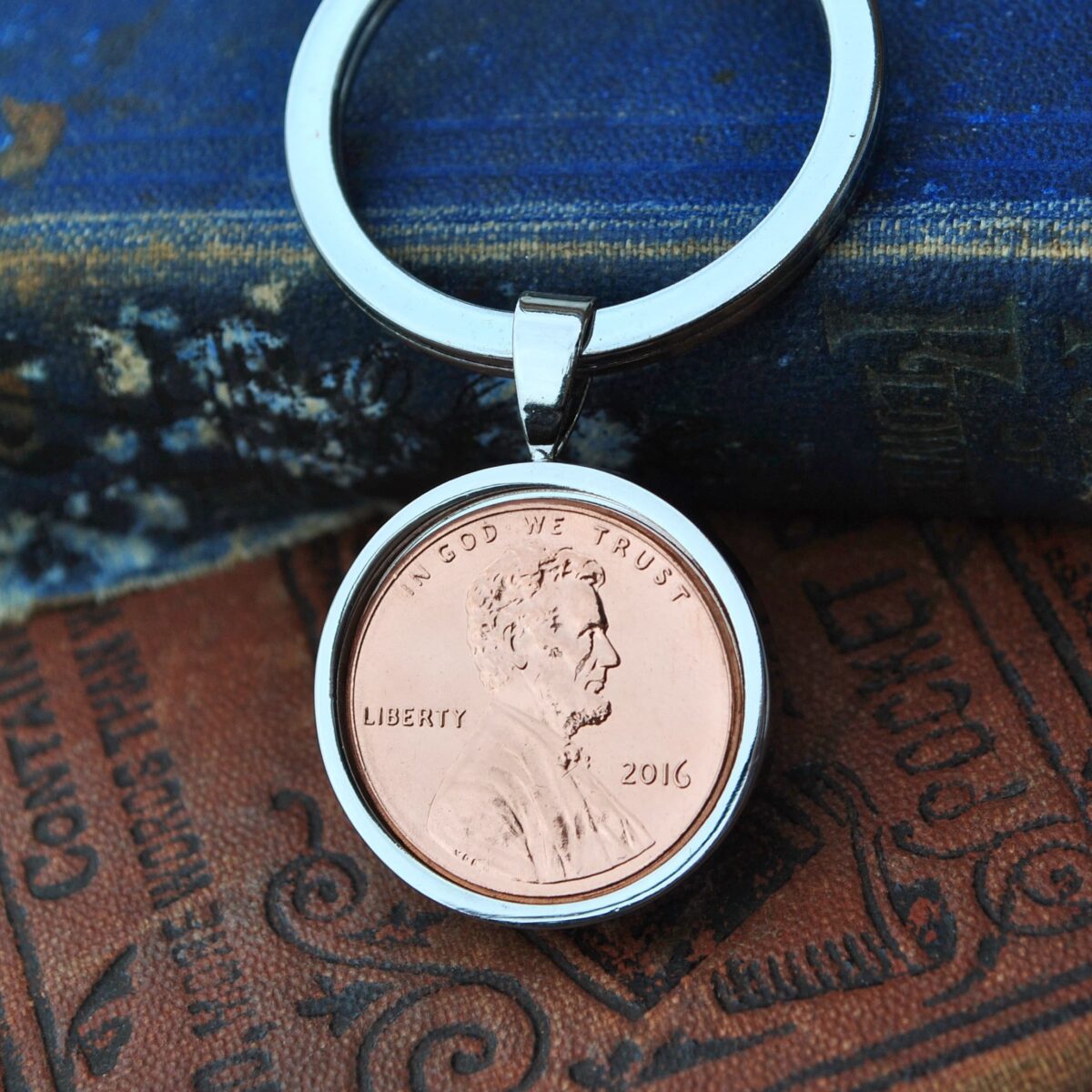 2016 U.S. Penny Coin Keyring