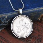  Texas State Quarter Coin Necklace