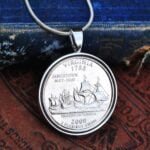  Virginia State Quarter Coin Necklace