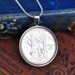  Vermont State Quarter Coin Necklace