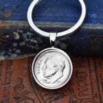 1964 U.S. Dime Coin Keyring