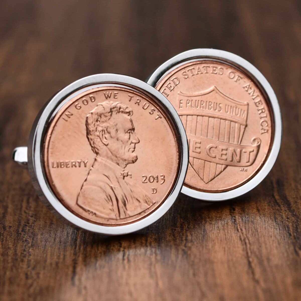 2013 U.S. Penny Coin Cufflinks