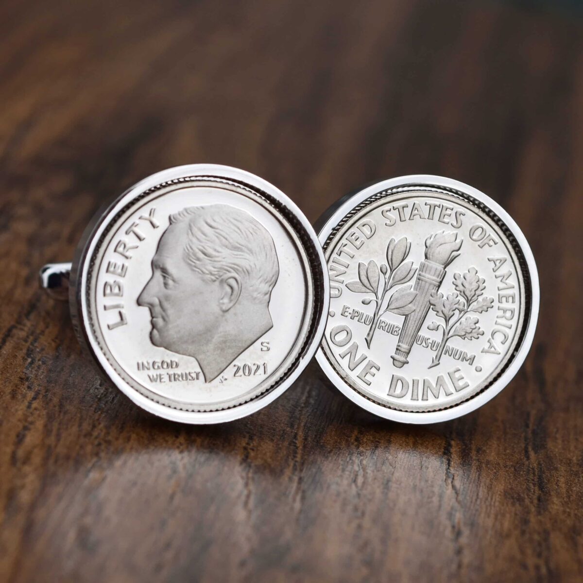 2021 U.S. Dime Coin Cufflinks