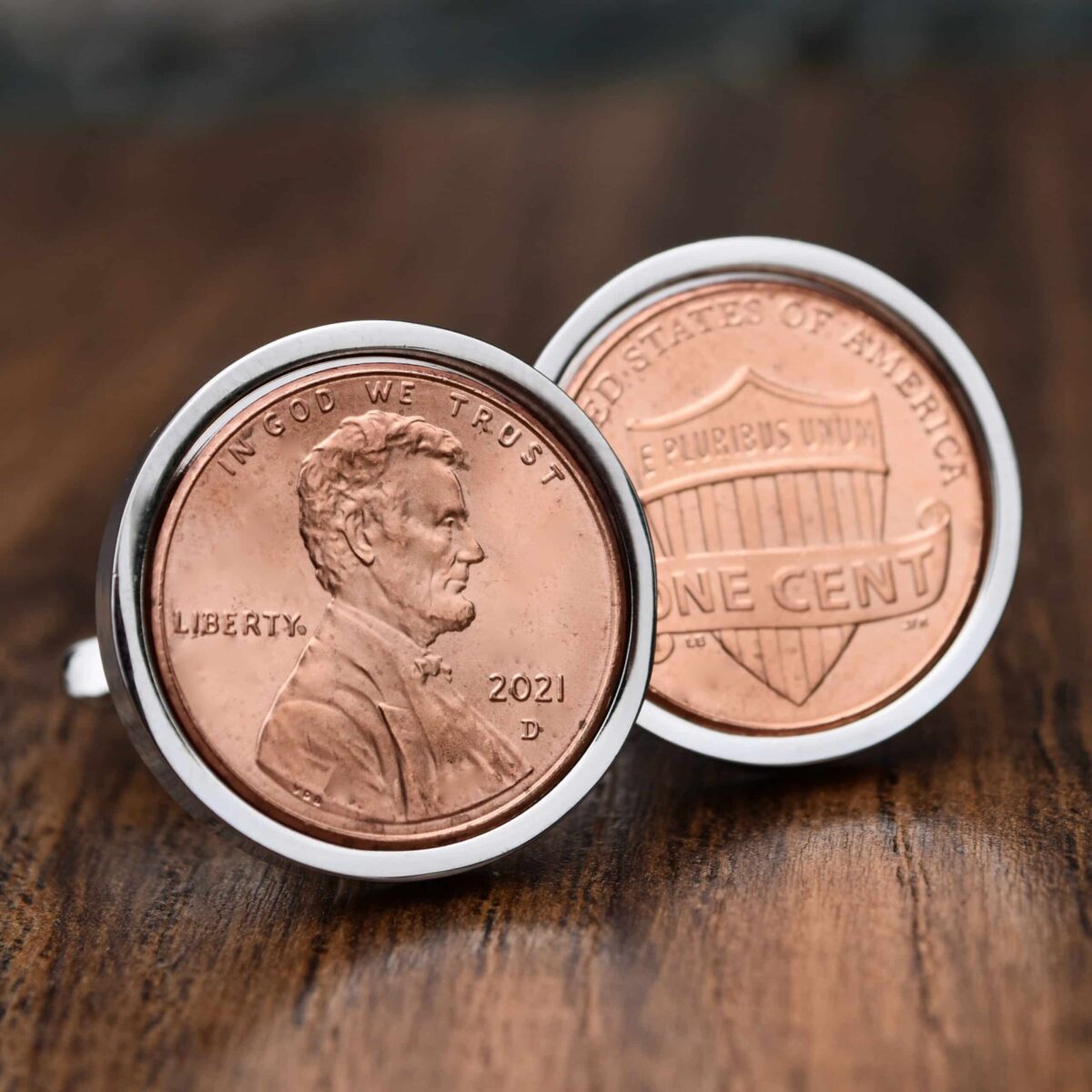 2021 U.S. Penny Coin Cufflinks