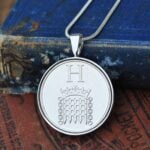 H Letter A to Z 10p Coin Necklace