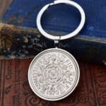 1970 Florin Coin Keyring- Silver