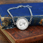 1953 US Nickel Coin Bracelet, 73rd Birthday Gift- Silver