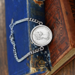 1975 Australian Five Cents Coin Bracelet, 51st Birthday Gift- Silver