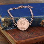 1977 Australian Two Cents Coin Bracelet, 49th Birthday Gift- Rose Gold