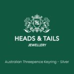 1964 Lucky Australian Threepence Coin Keyring - Silver - Image 3