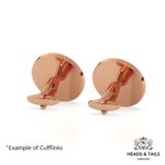 1945 Lucky Australian Half Penny Coin Cufflinks - Silver - Image 7