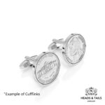 1964 U.S. Nickel Coin Cufflinks - Silver - Image 6