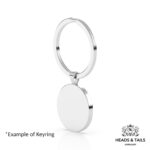 1964 U.S. Nickel Coin Keyring - Silver - Image 6