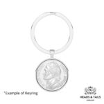 1964 U.S. Nickel Coin Keyring - Silver - Image 4