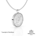 1945 Lucky Australian Shilling Coin Necklace - Silver - Image 5