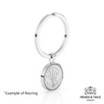 1964 Lucky Australian Threepence Coin Keyring - Silver - Image 5