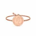 1981 Australian Two Cents Coin Bracelet, 45th Birthday Gift- Rose Gold - Image 2