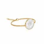 1953 Australian Shilling Coin Bracelet, 73rd Birthday Gift- Gold - Image 4
