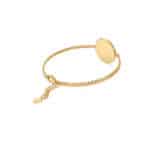 1953 Australian Sixpence Coin Bracelet, 73rd Birthday Gift- Gold - Image 7