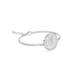 1953 Lucky Irish Sixpence Coin Bracelet, 73rd Birthday Gift- Silver - Image 4