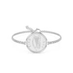 1953 Lucky Irish Sixpence Coin Bracelet, 73rd Birthday Gift- Silver - Image 2