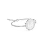 1977 Old Five Pence Coin Bracelet, 49th Birthday Gift- Silver - Image 4