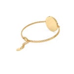 1977 Old Five Pence Coin Bracelet, 49th Birthday Gift- Gold - Image 7