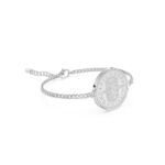 1961 Shilling Coin Bracelet, 65th Birthday Gift- Silver - Image 4