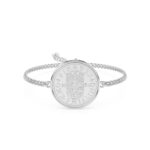 1961 Shilling Coin Bracelet, 65th Birthday Gift- Silver - Image 2