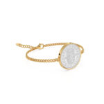 1960 Shilling Coin Bracelet, 66th Birthday Gift- Gold - Image 4