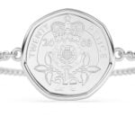2016 Twenty Pence Coin Bracelet, 10th Birthday Gift- Silver - Image 6