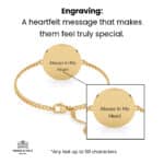 1960 Shilling Coin Bracelet, 66th Birthday Gift- Gold - Image 5